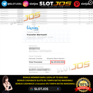 Slotjos Situs Aman dan Terpercaya