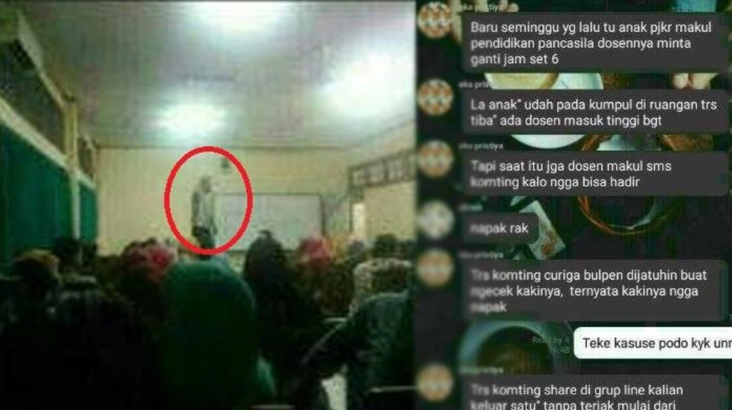 Dosen Ghaib Viral di UNNES 2016 : Misteri Pak Bakti