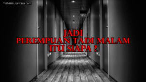 Jadi Perempuan Tadi Malam Itu Siapa ?